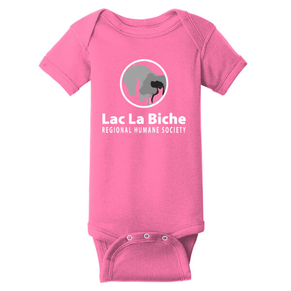 Baby Onesie White Logo Thumbnail
