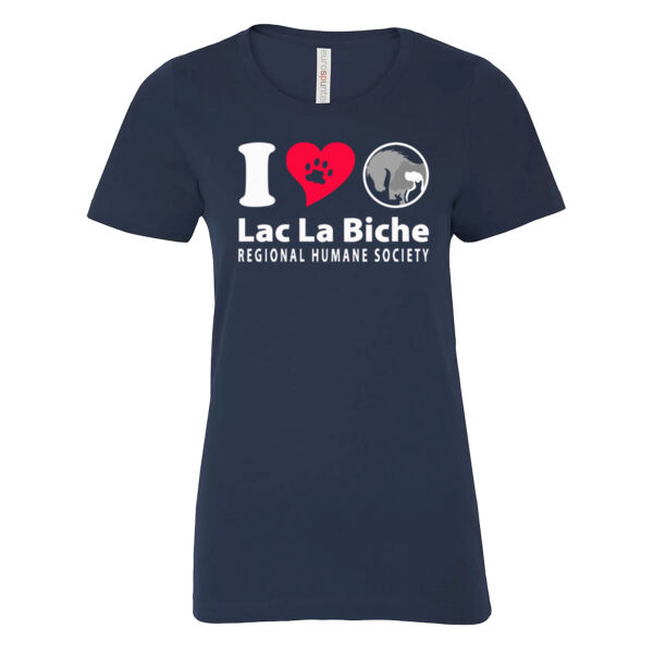 Ladies T-Shirt I Heart LLB White Thumbnail