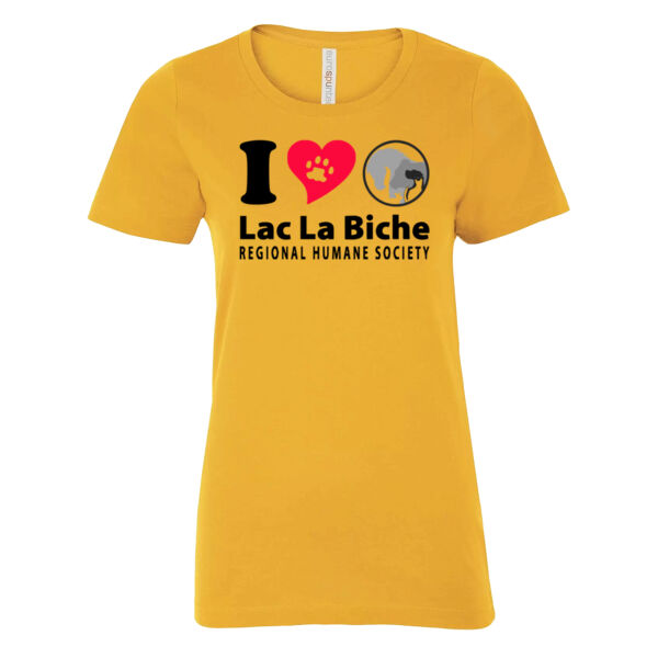 Ladies T-Shirt I Heart LLB Black  Thumbnail